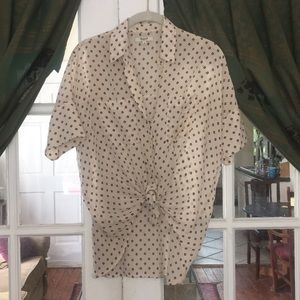 Madewell Aztec Print Courier Blouse / Size Small \